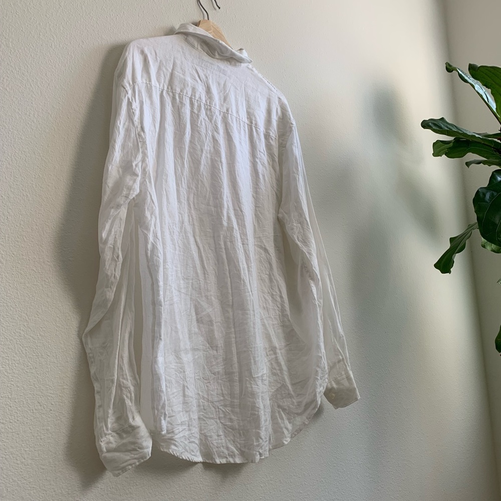 Linen Button Down Perry Ellis - Picture 3 of 4